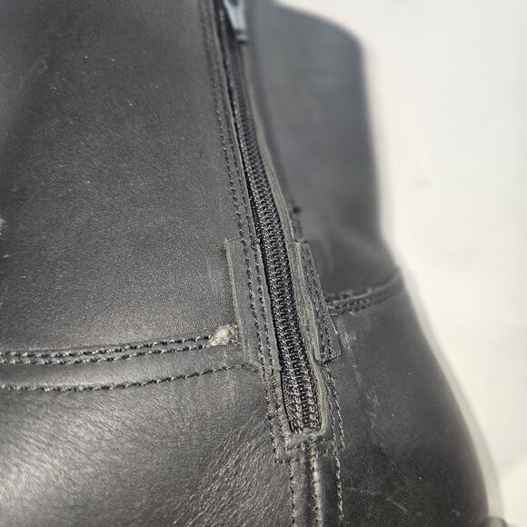 Dingo Boots 12D Rev Up Zipper Up Square Toe Biker Motorcycle DI19090 - Picture 13 of 15